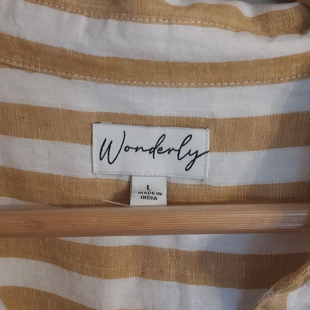 Wonderly Linen Dolman Top Sleeveless - Picture 3 of 7